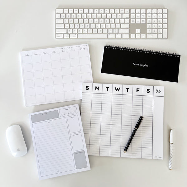Daily, Weekly, Monthly Planners