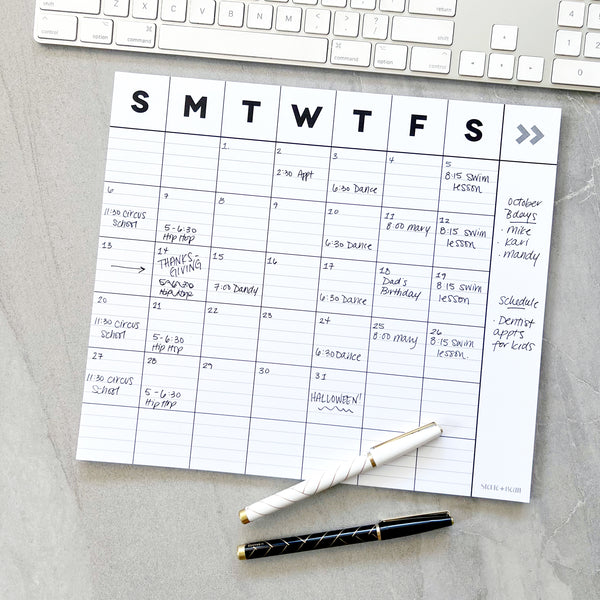 Desktop // Monthly Planner