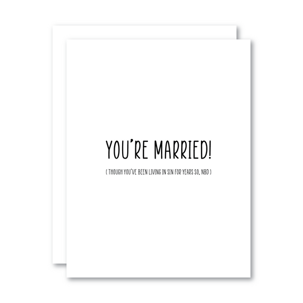 You're Married!