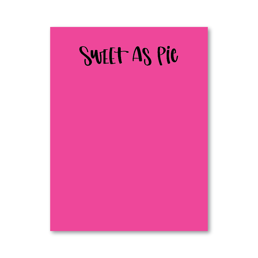 Sweet as Pie