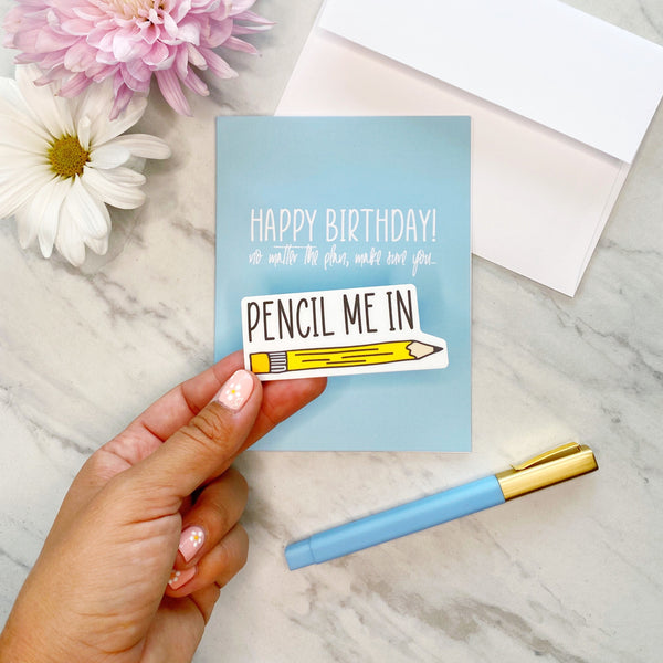 Happy Birthday Pencil