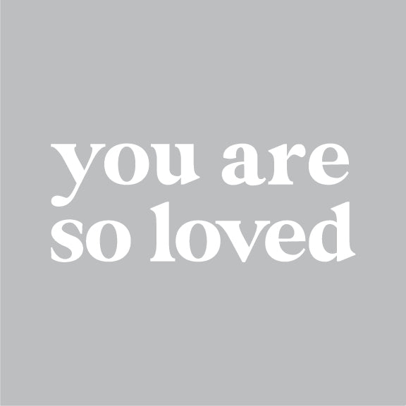 Vinyl Decal // You Are So Loved // Serif Style Font