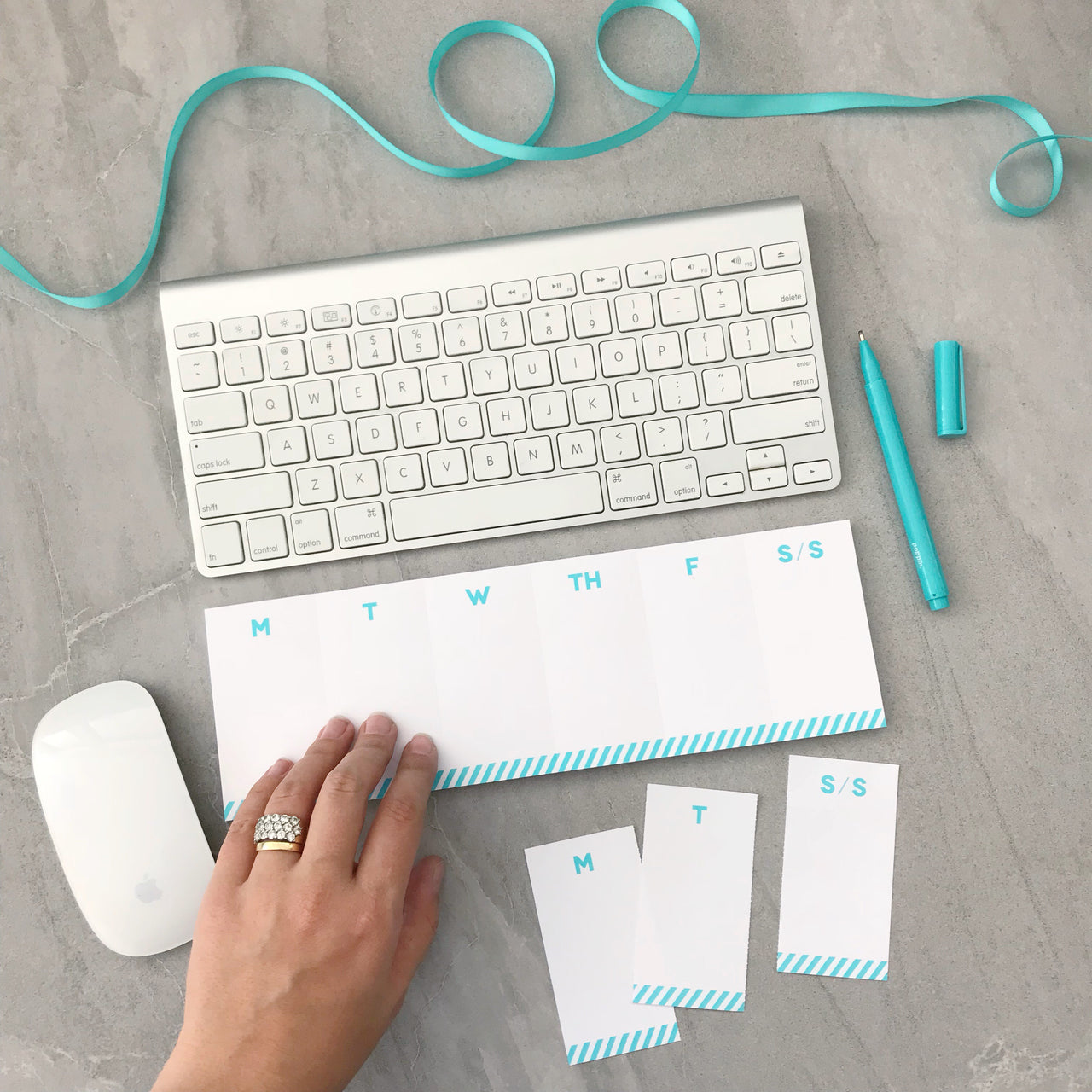 Keyboard Planner with Perforated Days