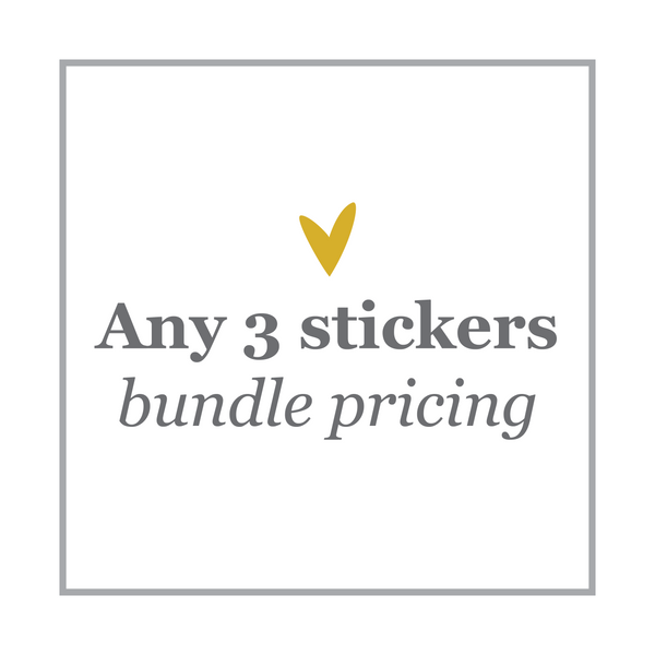 3 Sticker Bundle