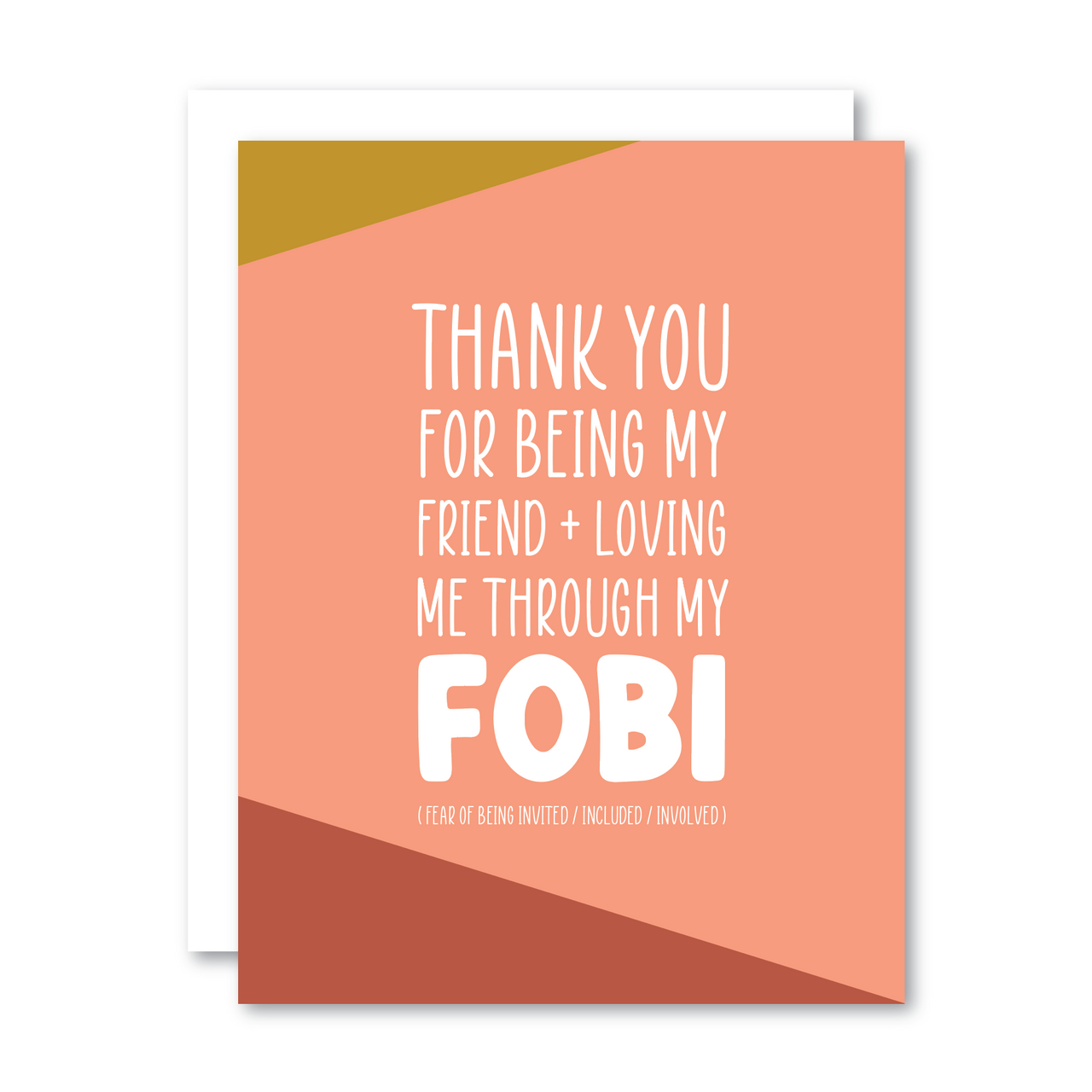 Thank you For Being My Friend + Loving Me Through my FOBI