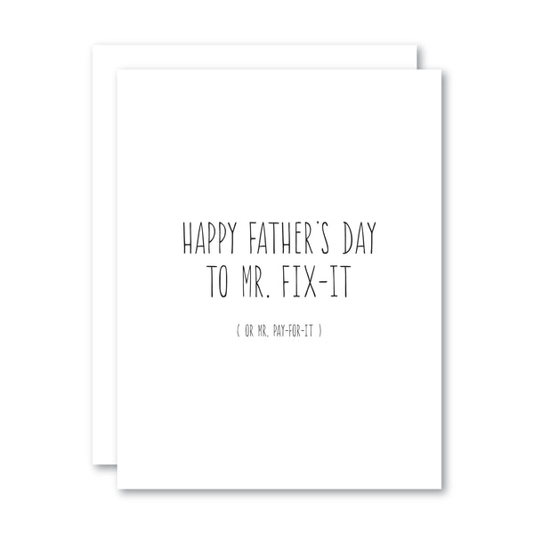 Happy Father's Day to Mr. Fix-It