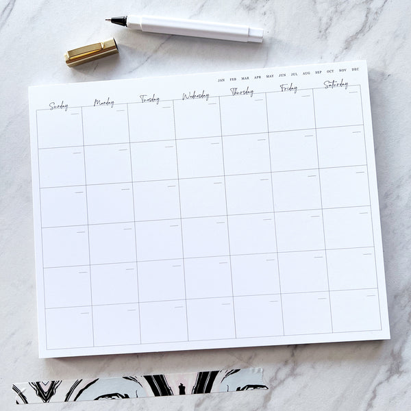 Daily, Weekly, Monthly Planners – Stevie + Bean Paperie